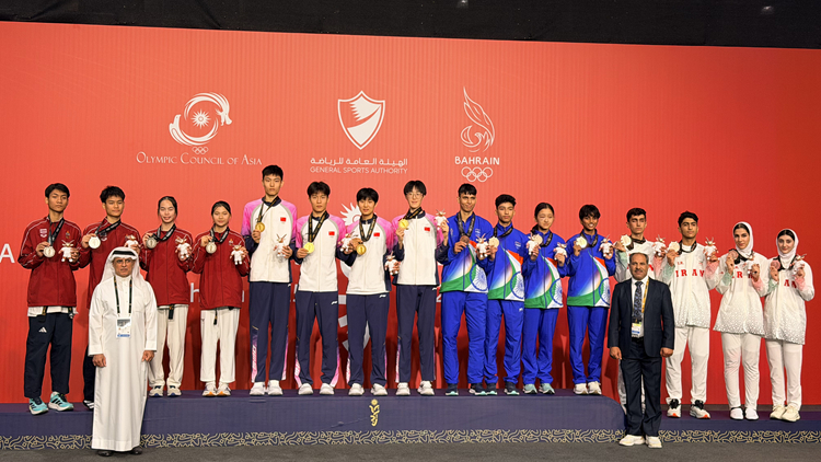 我校跆拳道运动员在第三届亚青会上获1金1铜